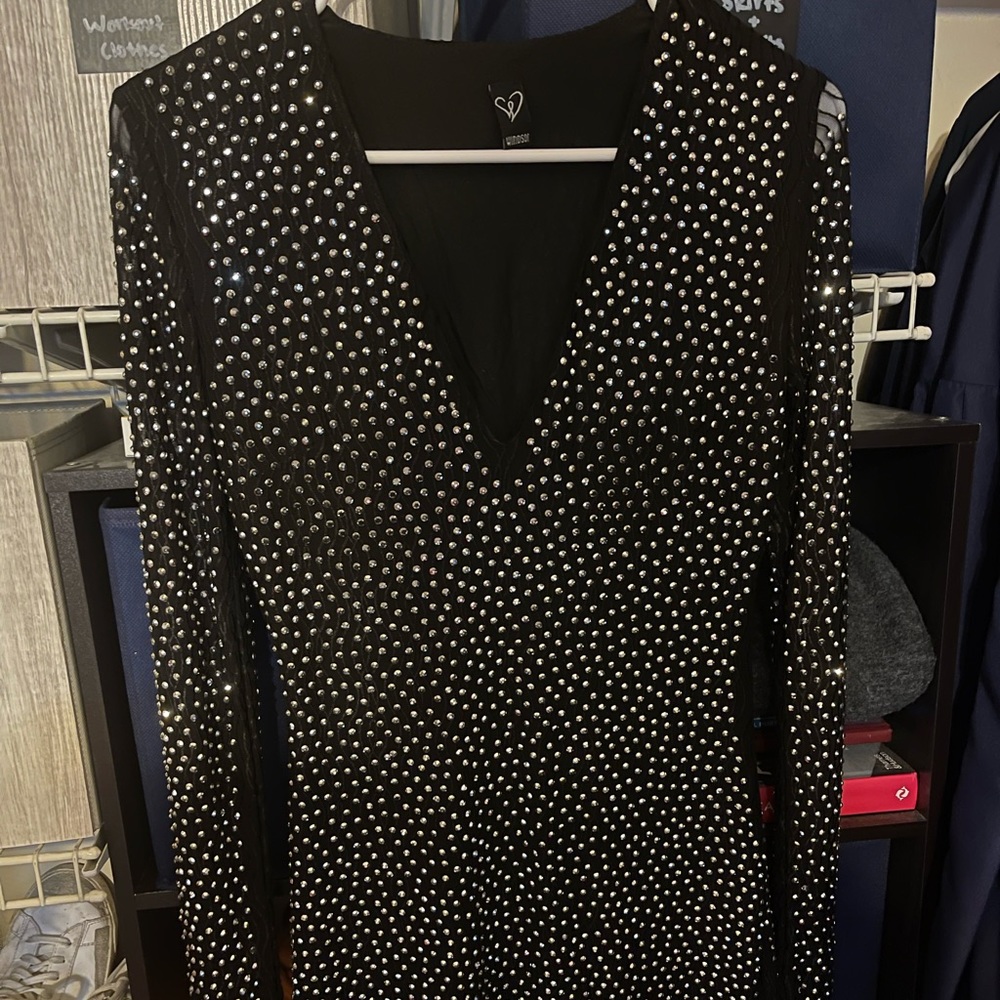 Sparkle studded dress